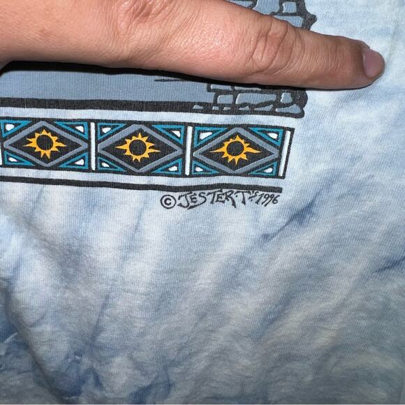 VNTG 96 screen print tie dye Monument Valley tank XL - Picture 4 of 6